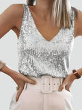 Glittery women's party camisole top