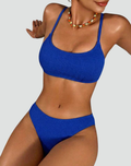 Stylowy Damski Bikini z Teksturą