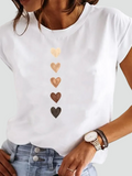 Oversized women's printed T-shirt