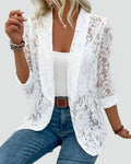Elegant lightweight lace blazer for women