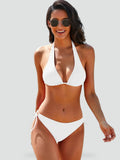 Bikini for Women with Triangle Cups and Adjustable Ties