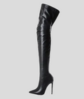 Sexy women's over-the-knee boots with stiletto heel