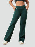 Women's Sporty High-Waisted Wide-Leg Pants