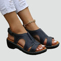 Women's orthopedic sandals with arch support