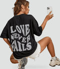 T-shirt pour femme à manches courtes avec imprimé au dos