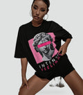 T-shirt femme au design unique et à manches courtes