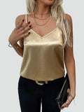Elegant satin women's camisole top
