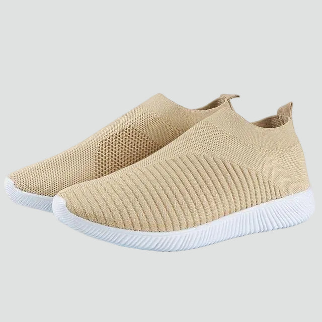 Damskie wsuwane sneakersy ortopedyczne z brokatem i amortyzacją