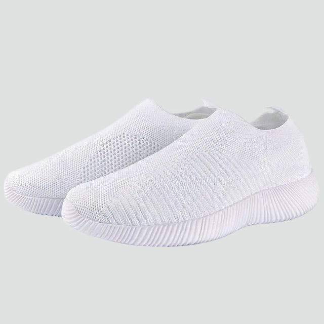 Damskie wsuwane sneakersy ortopedyczne z brokatem i amortyzacją