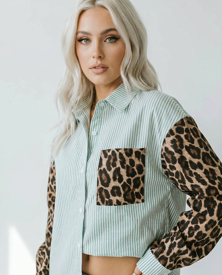 megan-bluzka-z-wzorem-zielony-2