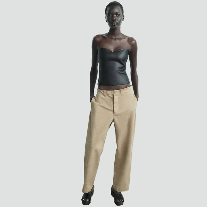 Metallic strapless bandeau top for women for parties