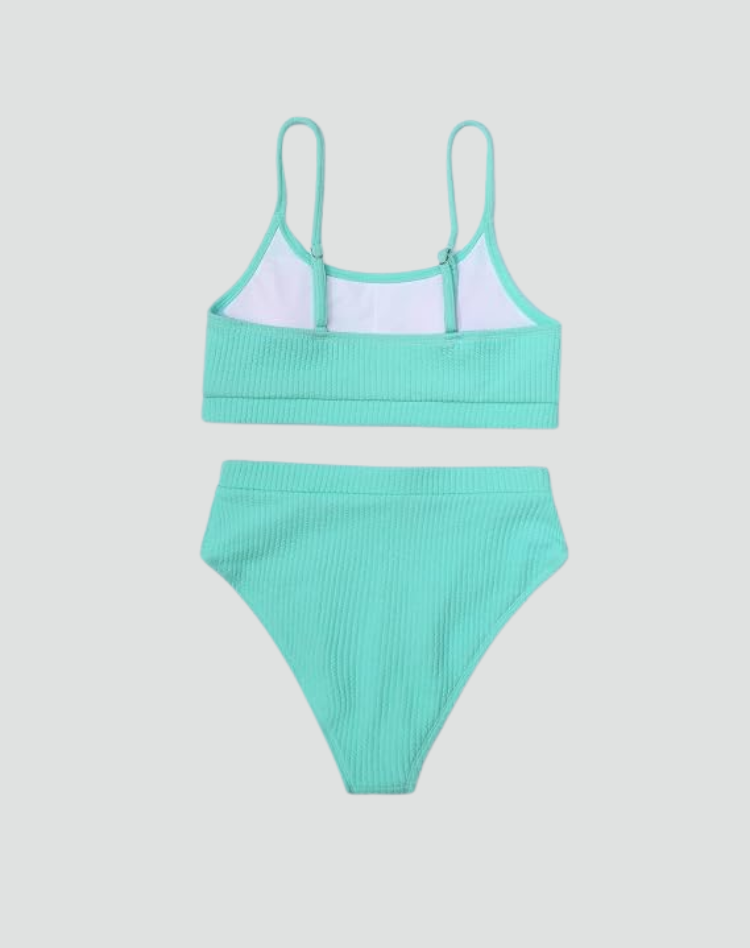 Stylowy Damski Bikini z Teksturą