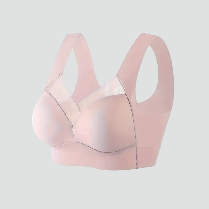 Seamless stretchy push-up top bra
