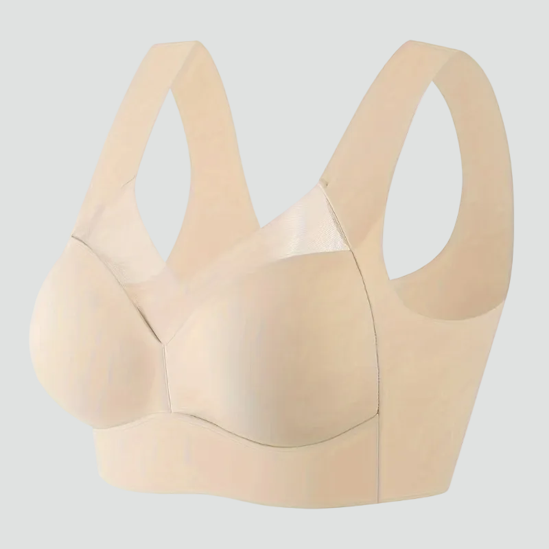 Seamless stretchy push-up top bra