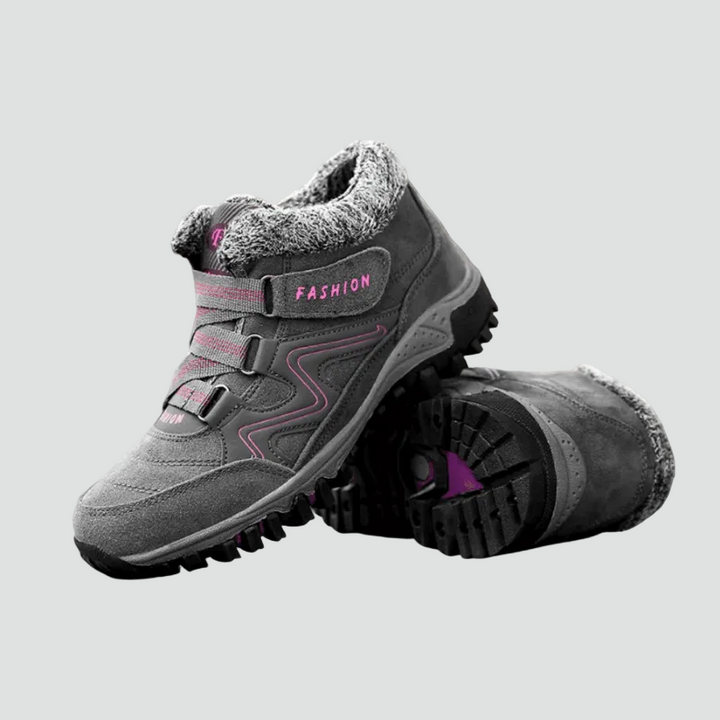 Ciepłe damskie buty zimowe ortopedyczne na śnieg
