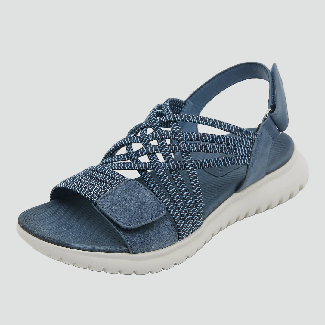 Women's comfortable sporty sandals with velcro for summer walking