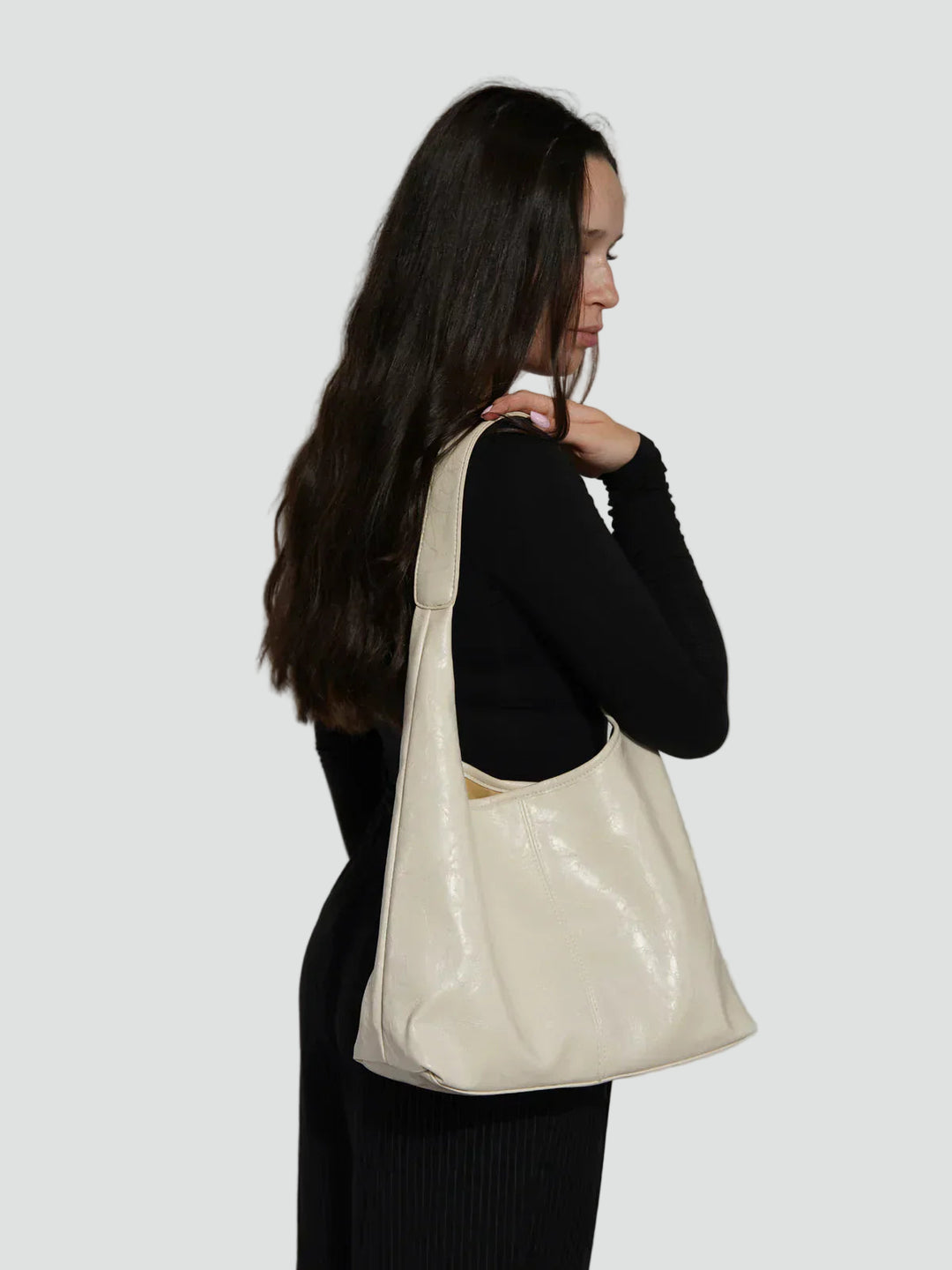 Damska torebka hobo na ramię shopper