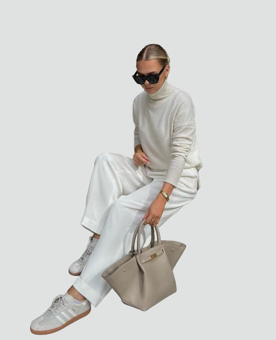 Duża elegancka torebka shopper damska do pracy