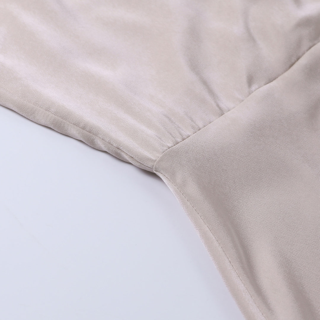 Elegancka długa sukienka koktajlowa wieczorowa z rozcięciem