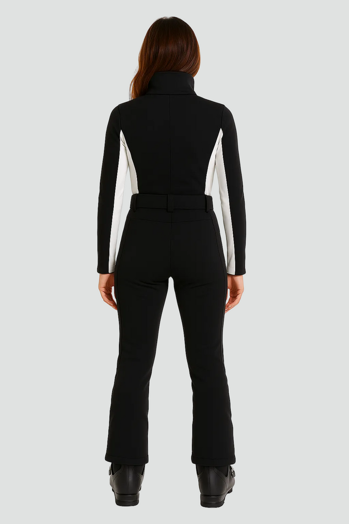 Stylowy damski kombinezon narciarski z wodoodpornym wykończeniem