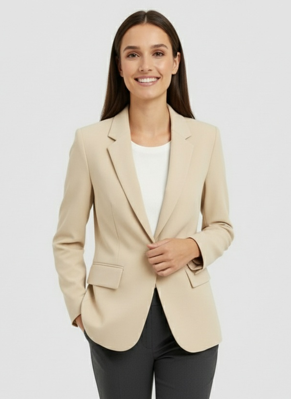 Klasyczna elegancka marynarka garniturowa damska do pracy