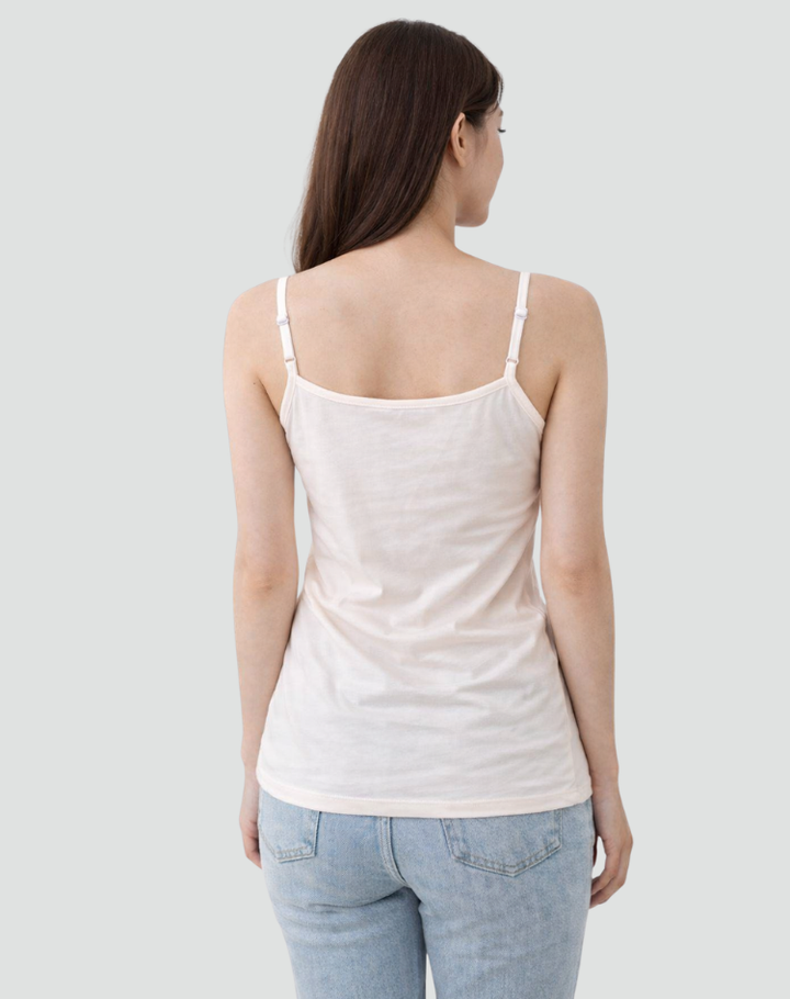 Comfortable women's camisole with built-in bra