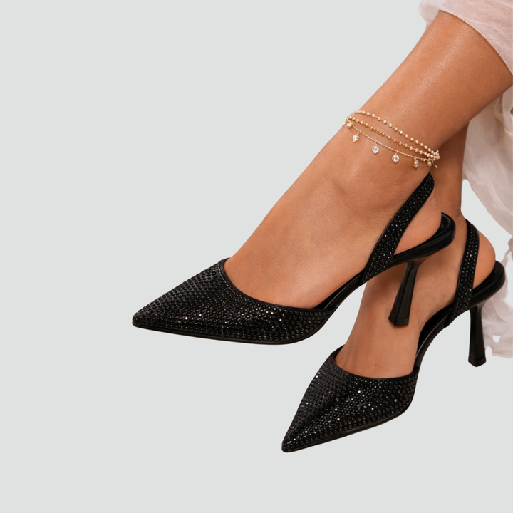 Dames elegante slingback pumps voor avondgelegenheden