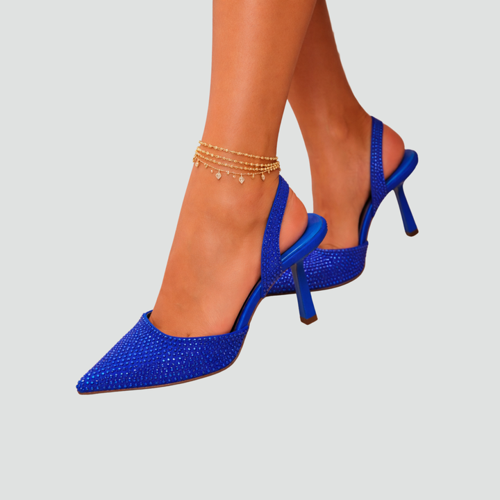 Dames elegante slingback pumps voor avondgelegenheden