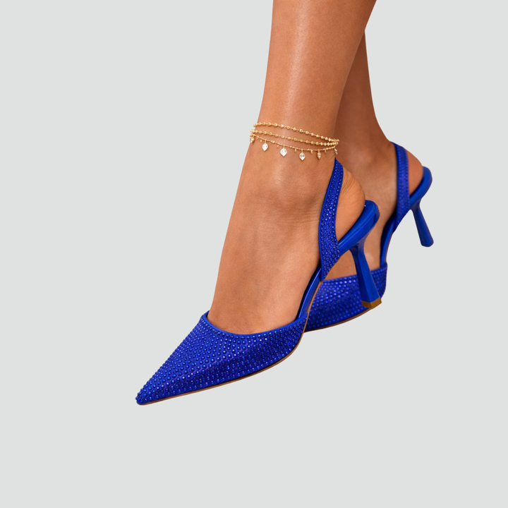 Dames elegante slingback pumps voor avondgelegenheden