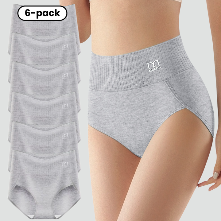 Women's seamless high-waist shaping panties set of 6
