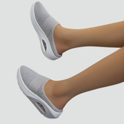 Women's orthopedic shoes with breathable mesh and cushioning