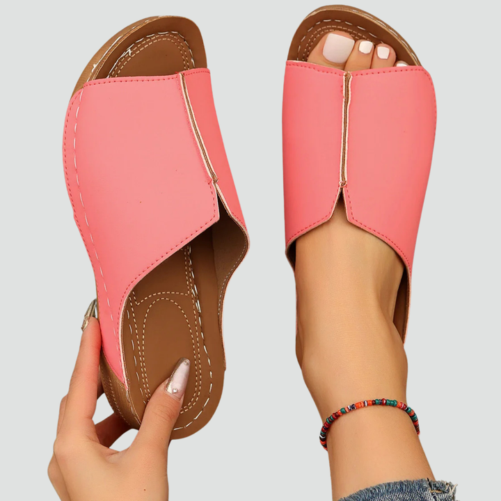 Women's orthopedic summer sandals with comfortable sole