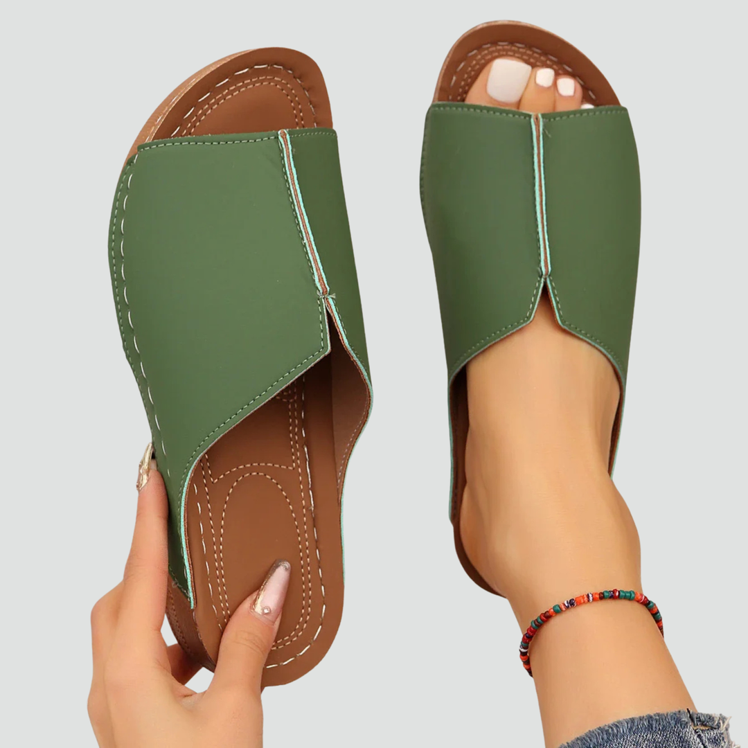 Women's orthopedic summer sandals with comfortable sole