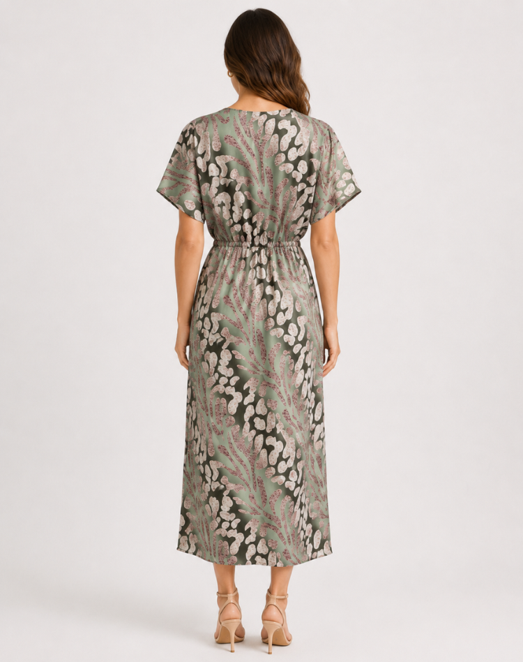 Robe légère et sensuelle pour femme avec décolleté croisé