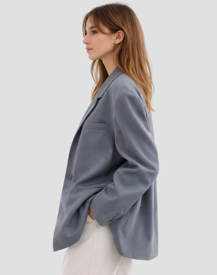 Elegancka damska marynarka oversize na każdą okazję