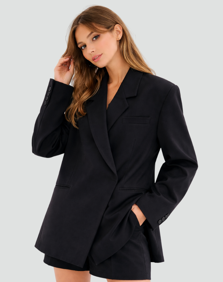 Elegancka damska marynarka oversize na każdą okazję