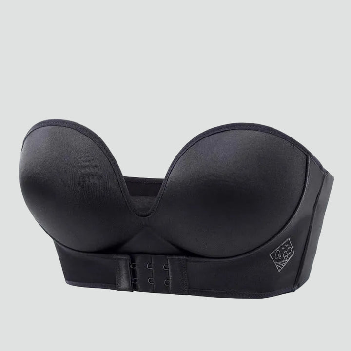 Women's strapless push-up adhesive bra for dresses