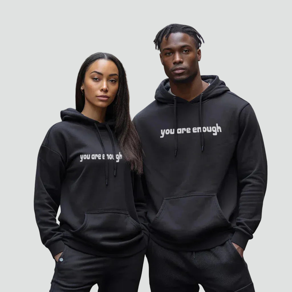 Sweat-shirt ample unisexe à capuche avec cordon pour un usage quotidien