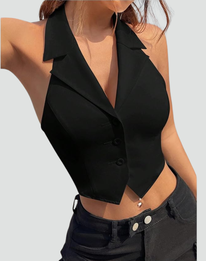 Women's Vest Tailored Elegant Suit Formal