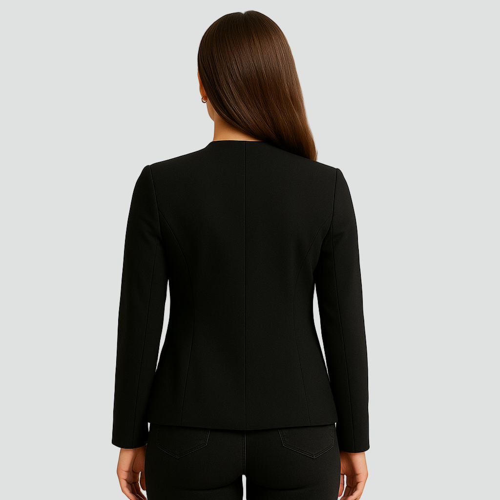 Klasyczna lekka marynarka damska taliowana