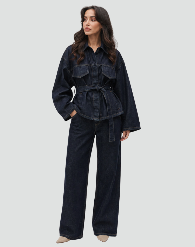 Dark denim / L