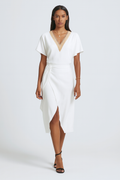 Minimalist Elegant Women's Dress with V-Neckline