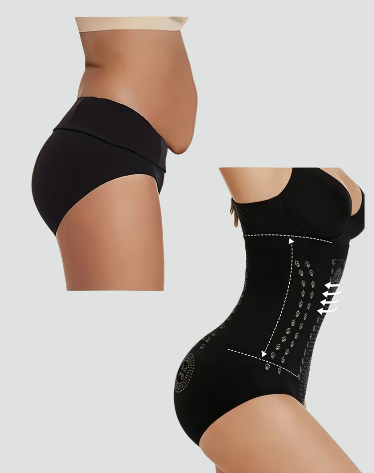 High-waisted shaping panties with a slimming effect