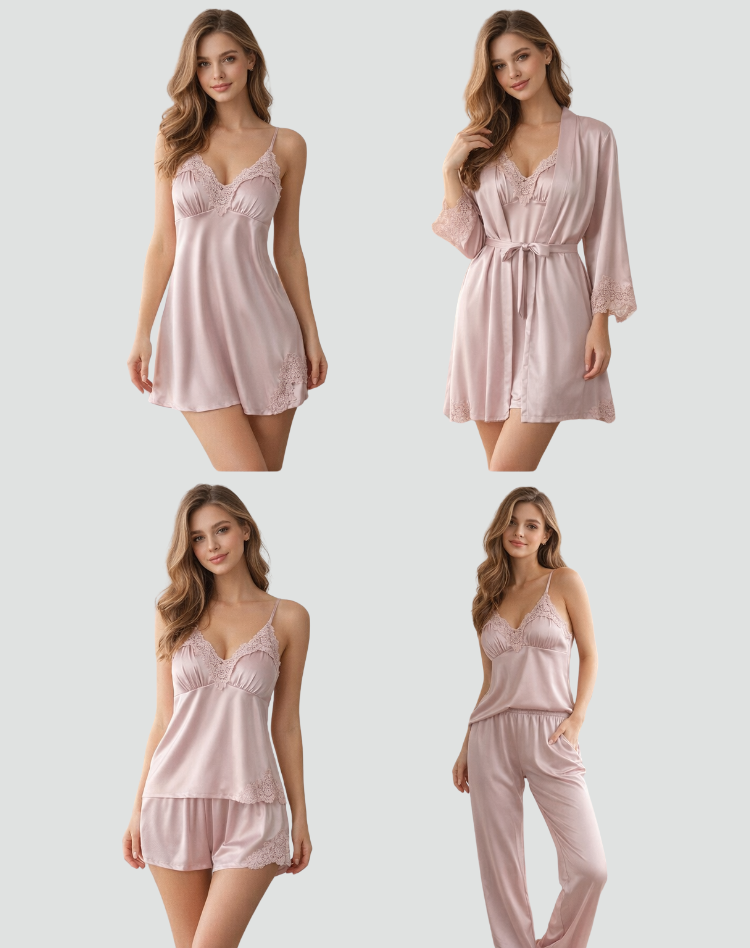 Ensemble rose - B / 2XL