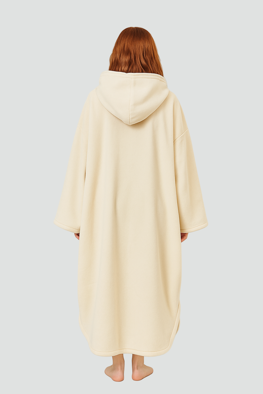 Przytulna oversize koc-bluza z kapturem typu hoodie blanket