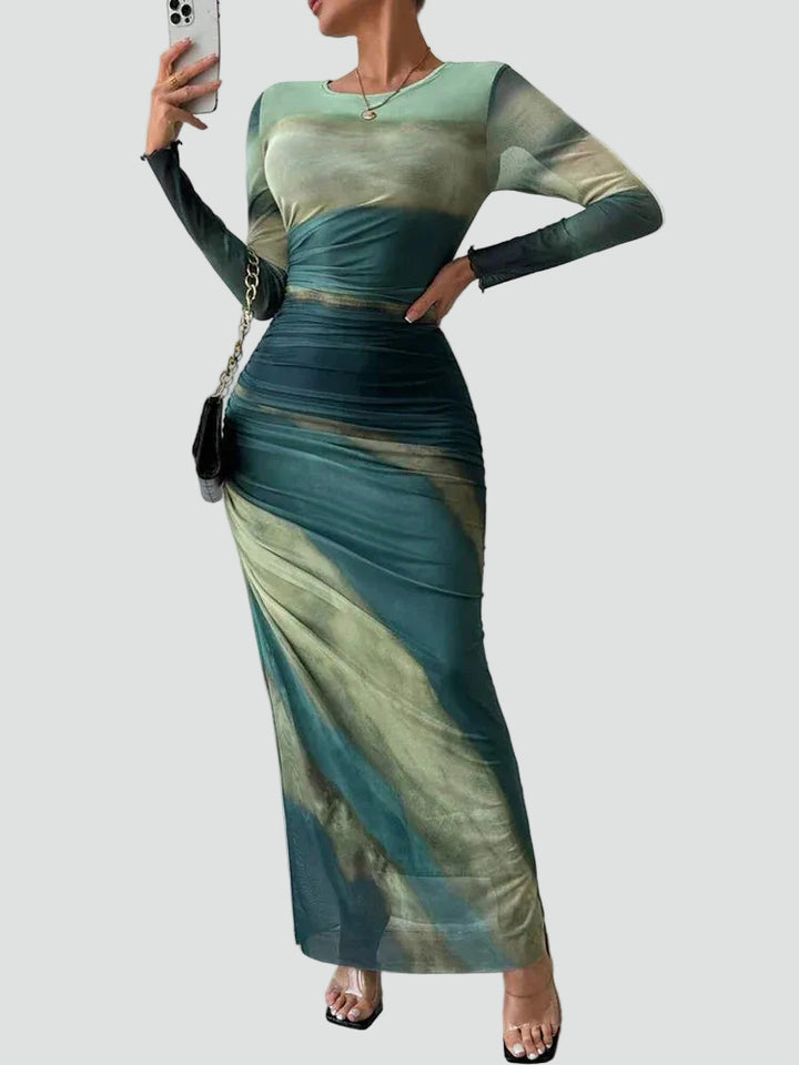 Dopasowana sukienka maxi bodycon party dla kobiet