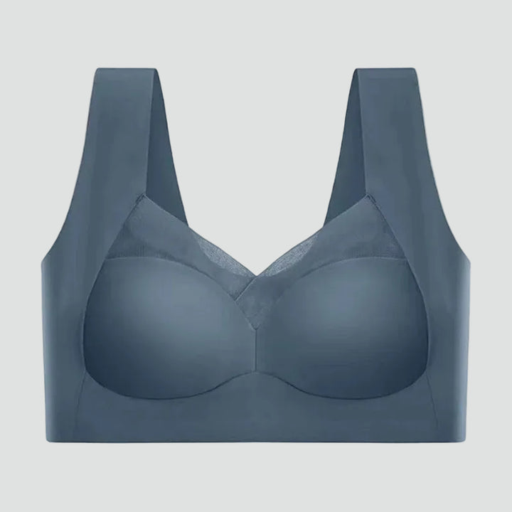 Seamless stretchy push-up top bra