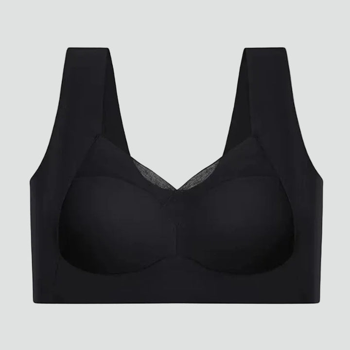 Seamless stretchy push-up top bra