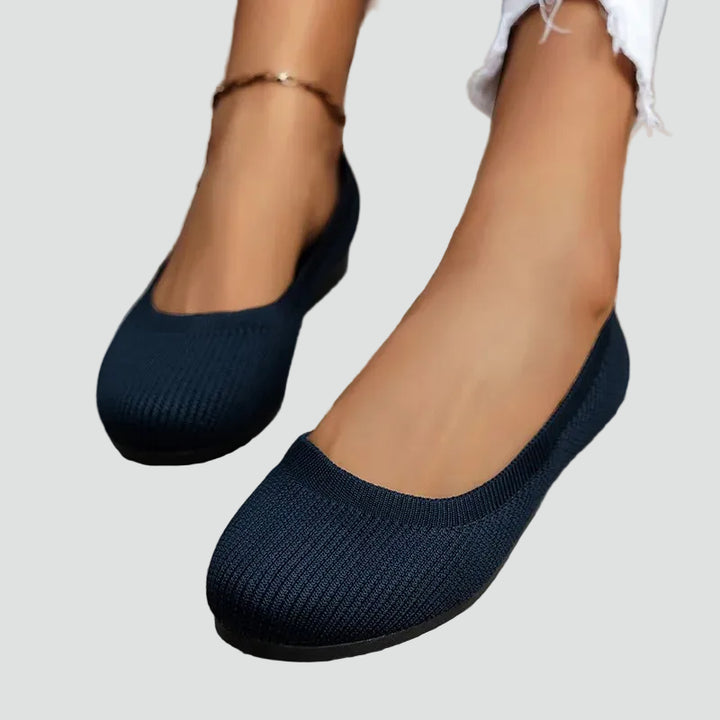 Flexible women's ballet flats with soft insole, orthopedic