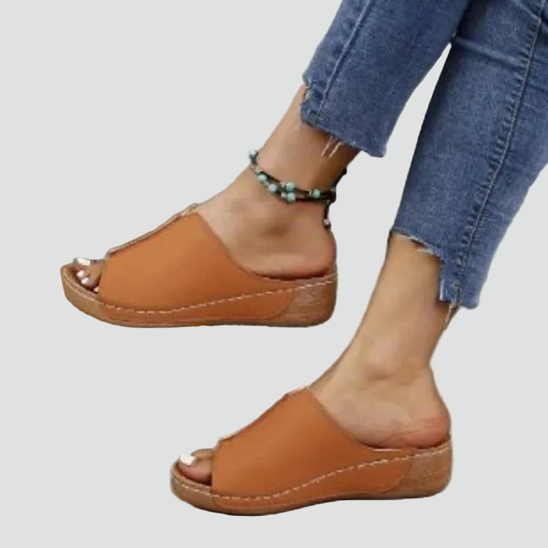 Women's orthopedic summer sandals with comfortable sole